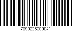 Código de barras (EAN, GTIN, SKU, ISBN): '7898226300041'
