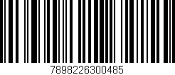 Código de barras (EAN, GTIN, SKU, ISBN): '7898226300485'
