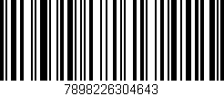 Código de barras (EAN, GTIN, SKU, ISBN): '7898226304643'