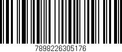 Código de barras (EAN, GTIN, SKU, ISBN): '7898226305176'