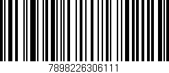 Código de barras (EAN, GTIN, SKU, ISBN): '7898226306111'