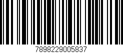 Código de barras (EAN, GTIN, SKU, ISBN): '7898229005837'