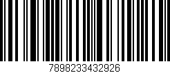 Código de barras (EAN, GTIN, SKU, ISBN): '7898233432926'
