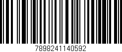 Código de barras (EAN, GTIN, SKU, ISBN): '7898241140592'