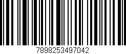 Código de barras (EAN, GTIN, SKU, ISBN): '7898253497042'