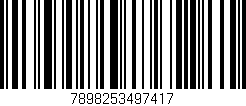 Código de barras (EAN, GTIN, SKU, ISBN): '7898253497417'