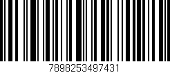 Código de barras (EAN, GTIN, SKU, ISBN): '7898253497431'