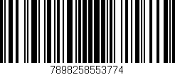 Código de barras (EAN, GTIN, SKU, ISBN): '7898258553774'