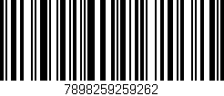 Código de barras (EAN, GTIN, SKU, ISBN): '7898259259262'