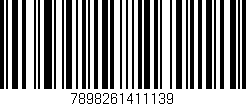 Código de barras (EAN, GTIN, SKU, ISBN): '7898261411139'