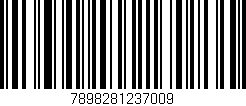 Código de barras (EAN, GTIN, SKU, ISBN): '7898281237009'