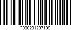 Código de barras (EAN, GTIN, SKU, ISBN): '7898281237139'