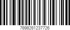 Código de barras (EAN, GTIN, SKU, ISBN): '7898281237726'
