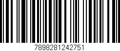 Código de barras (EAN, GTIN, SKU, ISBN): '7898281242751'