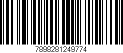 Código de barras (EAN, GTIN, SKU, ISBN): '7898281249774'