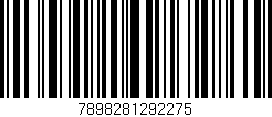 Código de barras (EAN, GTIN, SKU, ISBN): '7898281292275'