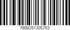 Código de barras (EAN, GTIN, SKU, ISBN): '7898281305753'