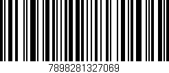 Código de barras (EAN, GTIN, SKU, ISBN): '7898281327069'