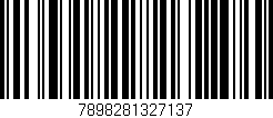 Código de barras (EAN, GTIN, SKU, ISBN): '7898281327137'