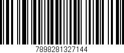 Código de barras (EAN, GTIN, SKU, ISBN): '7898281327144'