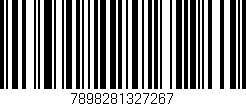 Código de barras (EAN, GTIN, SKU, ISBN): '7898281327267'