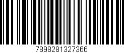 Código de barras (EAN, GTIN, SKU, ISBN): '7898281327366'