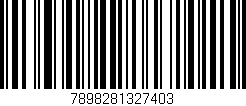 Código de barras (EAN, GTIN, SKU, ISBN): '7898281327403'