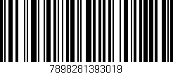 Código de barras (EAN, GTIN, SKU, ISBN): '7898281393019'
