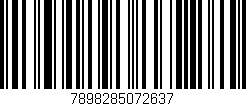 Código de barras (EAN, GTIN, SKU, ISBN): '7898285072637'