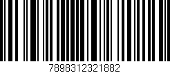 Código de barras (EAN, GTIN, SKU, ISBN): '7898312321882'