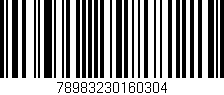 Código de barras (EAN, GTIN, SKU, ISBN): '78983230160304'