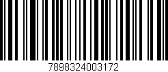 Código de barras (EAN, GTIN, SKU, ISBN): '7898324003172'