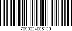 Código de barras (EAN, GTIN, SKU, ISBN): '7898324005138'