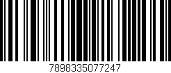 Código de barras (EAN, GTIN, SKU, ISBN): '7898335077247'