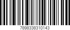 Código de barras (EAN, GTIN, SKU, ISBN): '7898338310143'