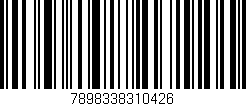 Código de barras (EAN, GTIN, SKU, ISBN): '7898338310426'