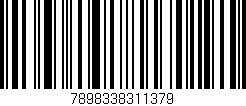 Código de barras (EAN, GTIN, SKU, ISBN): '7898338311379'
