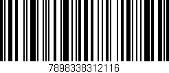 Código de barras (EAN, GTIN, SKU, ISBN): '7898338312116'