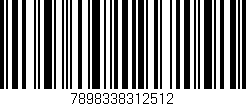 Código de barras (EAN, GTIN, SKU, ISBN): '7898338312512'