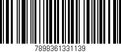 Código de barras (EAN, GTIN, SKU, ISBN): '7898361331139'
