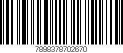Código de barras (EAN, GTIN, SKU, ISBN): '7898378702670'