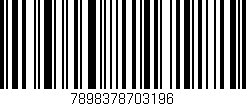 Código de barras (EAN, GTIN, SKU, ISBN): '7898378703196'