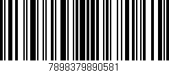 Código de barras (EAN, GTIN, SKU, ISBN): '7898379890581'