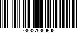 Código de barras (EAN, GTIN, SKU, ISBN): '7898379890598'