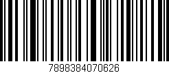 Código de barras (EAN, GTIN, SKU, ISBN): '7898384070626'