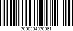 Código de barras (EAN, GTIN, SKU, ISBN): '7898384070961'