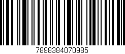 Código de barras (EAN, GTIN, SKU, ISBN): '7898384070985'