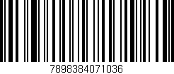 Código de barras (EAN, GTIN, SKU, ISBN): '7898384071036'