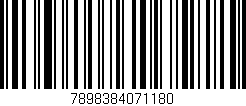 Código de barras (EAN, GTIN, SKU, ISBN): '7898384071180'