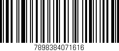 Código de barras (EAN, GTIN, SKU, ISBN): '7898384071616'
